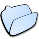 folder lightblue open icon